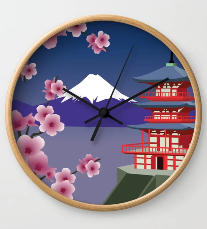 Mt Fuji Clock
